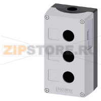 ПУСТОЙ КОРПУС ДЛЯ СБОРКИ ПОСТА УПРАВЛЕНИЯ С КНОПКАМИ, ПЕРЕКЛЮЧАТЕЛЯМИ И ИНДИКАТОРАМИ 22MM, С КРУГЛЫМИ ВЫРЕЗАМИ, МАТЕРИАЛ КОРПУСА - МЕТАЛЛ, КРЫШКА КОРПУСА - СЕРАЯ, 3 КОМАНДНЫХ ТОЧКИ, МЕТАЛЛ, КРЫШКА КОРПУСА С МЕСТАМИ ДЛЯ НАКЛЕИВАНИЯ МАРКИРОВОЧНЫХ ТАБЛИЧЕК,