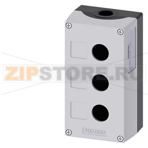 ПУСТОЙ КОРПУС ДЛЯ СБОРКИ ПОСТА УПРАВЛЕНИЯ С КНОПКАМИ, ПЕРЕКЛЮЧАТЕЛЯМИ И ИНДИКАТОРАМИ 22MM, С КРУГЛЫМИ ВЫРЕЗАМИ, МАТЕРИАЛ КОРПУСА - МЕТАЛЛ, КРЫШКА КОРПУСА - СЕРАЯ, 3 КОМАНДНЫХ ТОЧКИ, МЕТАЛЛ, КРЫШКА КОРПУСА С МЕСТАМИ ДЛЯ НАКЛЕИВАНИЯ МАРКИРОВОЧНЫХ ТАБЛИЧЕК, 