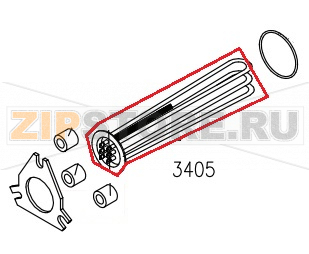 Resistenza 230v 12000w - C/Flangia Boiler 7 Fori Aristarco TR 1650                         Resistenza 230v 12000w - C/Flangia Boiler 7 Fori Aristarco TR 1650Запчасть на сборочном чертеже под номером: 3405Название запчасти Aristarco на итальянском языке: Resistenza 230v 12000w - C/Flangia Boiler 7 Fori Aristarco TR 1650
