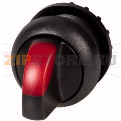 Головка переключателя, пластик, черная: 1 шт Eaton M22S-WLKV-R 