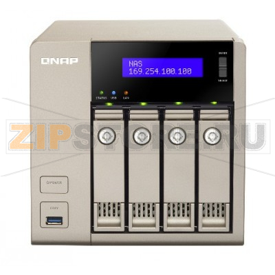 Накопитель сетевой QNAP TVS-463-4G 