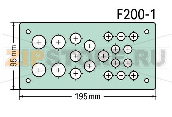 Фланцевая пластина Wago 850-818/002-001 