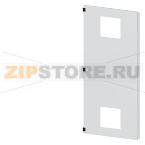 SIVACON, door half, left, with cutout for filter fan, with ventilation openings H: 2000 mm, W: 800 mm, RAL 7035, Protection class 1 Siemens 8MF1080-2UT25-3BA2 
