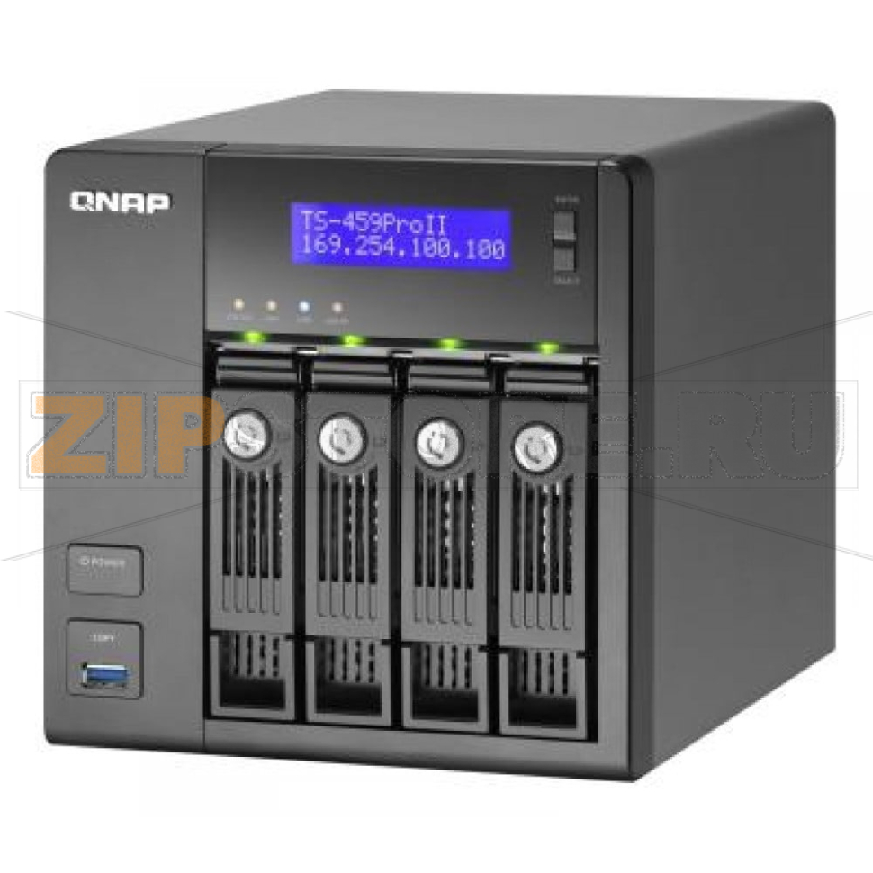 Накопитель сетевой QNAP TS-459-PRO-II 
