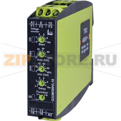Реле контроля напряжения 24-400 В/AC, 1 фаза, 1 шт Tele G2UM300VL10 