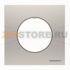 Рамка одноместная, нержавеющая сталь ABB 2CLA867100A4001 