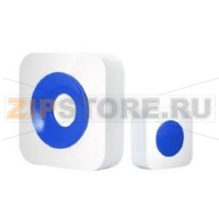 CARILLON SANS FIL BLANC BLEU