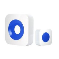 CARILLON SANS FIL BLANC BLEU
