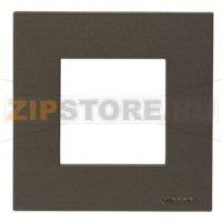 Рамка одноместная, двухмодульная, антрацитовая ABB 2CLA227100N1801