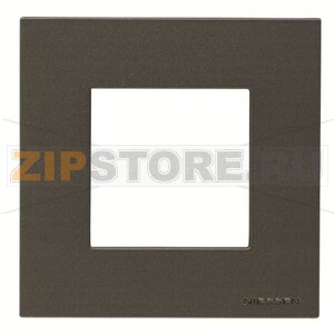 Рамка одноместная, двухмодульная, антрацитовая ABB 2CLA227100N1801 