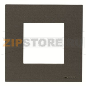 Рамка одноместная, двухмодульная, антрацитовая ABB 2CLA227100N1801 