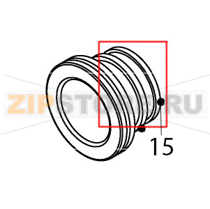 Grommet Hoshizaki IM-65NE-25 Grommet Hoshizaki IM-65NE-25Запчасть на деталировке под номером: 15