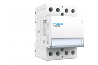 Контактор модульный 63 А, 4 полюса, 3 модуля, 4НО, 48 В/AC Hyundai Electric HIC6340NSX048C