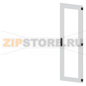 SIVACON, door, right, inspection window, IP55, H: 1800 mm, W: 500 mm, RAL 7035, Protection class 1 Siemens 8MF1850-2UT14-0BE2 