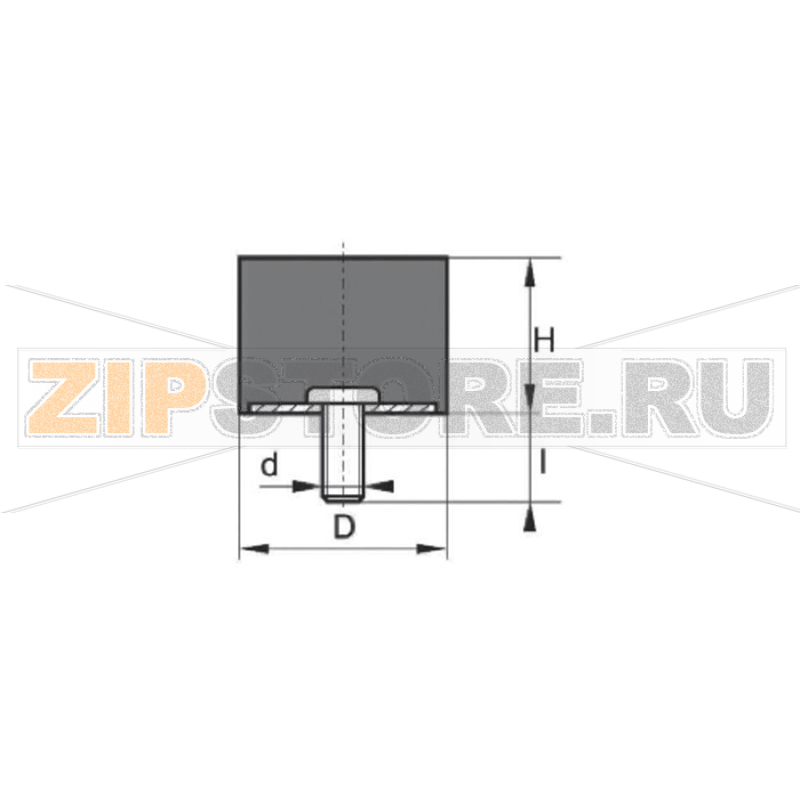 Ножка приборная, черная, 15х15 мм, 1 шт PB Fastener 110718 