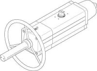 Привод неполноповоротный Festo DAPS-0240-090-RS2-F1012-MW