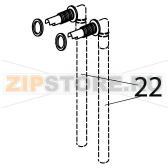 Pump suction/delivery pipe Brema CB 840 Pump suction/delivery pipe Brema CB 840Запчасть на деталировке под номером: 22Название запчасти Brema на английском языке: Pump suction/delivery pipe CB 840.
