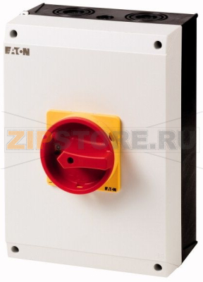 Выключатели главные, 3-полюсн. + N, 100 A, 90° Eaton T5-3-8901/I5/SVB 
