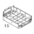 Lower cover ass’y (For USB port) TSC TTP-244 Pro