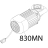 Motore a. gr. 63 4P B14, HP.0.25, 230 Sirman Palladio 350 Automec