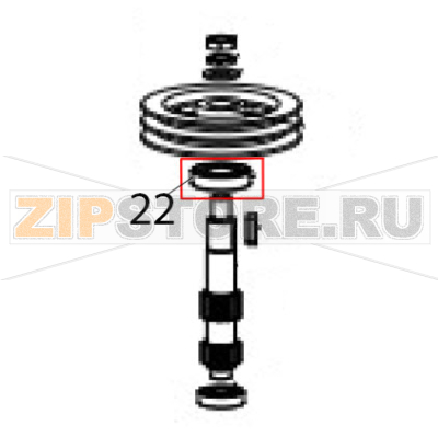 Bearing Hurakan HKN-20SN2V Bearing Hurakan HKN-20SN2VЗапчасть на деталировке под номером: 22