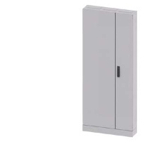 ALPHA 630, Floor-mounted cabinet, IP43, Protection class 1, H: 1950 mm, W: 800 mm, T: 210 mm, RAL 7035, incl. flange in roof Siemens 8GK1322-8KA32
