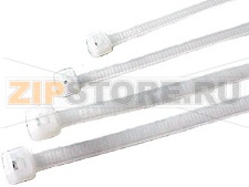 Hyperline GT-150IC Стяжка нейлоновая неоткрывающаяся, безгалогенная (halogen free), 150x3.6 мм, полиамид 6.6, -40°C - +85°C (100 шт) 