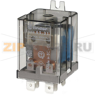 Реле электромагнитное 12 V (DC), 20 А Finder 65.31.9.012.0300 