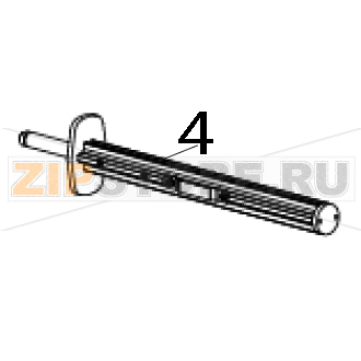Ribbon spindle assembly TSC TTP-286MT Ribbon spindle assembly TSC TTP-286MTЗапчасть на деталировке под номером: 4