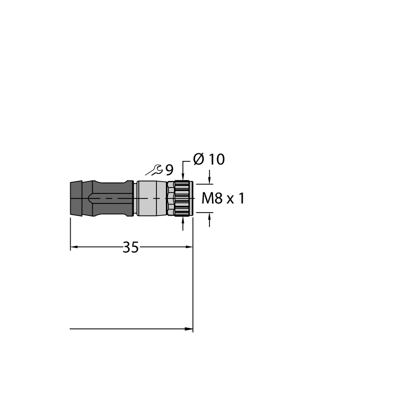Кабель Ethernet Turck PSGS4M-PKGS4M-4414-1M 