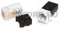 Hyperline KJNE-8P8C-C6-90-WH Вставка Keystone Jack RJ-45(8P8C), категория 6, 110 IDC, заделка с помощью NE-TOOL, белая