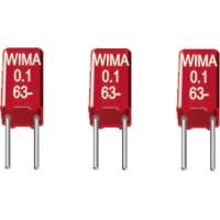 Конденсатор тонкопленочный 0.47 мкФ, 63 В/DC, 10 %, 2.5 мм, 4.6x4.6x9 мм Wima MKS0C034700E00KSSD-1