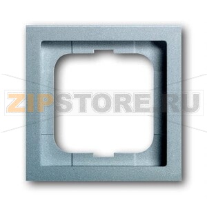 Рамка одноместная, серебристый алюминий ABB 2CKA001754A4529 