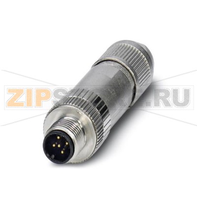 Разъем Phoenix Contact SACC-M12MS-5SC SH 5-полюсн., экранирован., Штекер, прямой M12, А-кодирование, Пружинные зажимы, Материал накатанной гайки: латунь, никелированный, Наружный диаметр кабеля 4 мм . 8 мм.Минимальный заказ: 1 шт.Упаковка: 1 шт.
