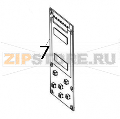 LCD Panel board assembly TSC MB340 LCD Panel board assembly TSC MB340Запчасть на деталировке под номером: 7