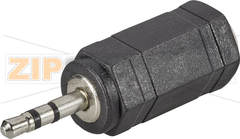 Переходник мини-джек 2,5 мм, гнездо джека: 3,5 мм Speaka Professional SP-1300416 