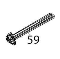 Resistenza 6000 Вт flangia triangolare Teikos TS603