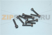 KIT 10PCS SCREW M6x25 TCEI ST./STEEL