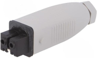 Разъем прямоугольный 16 А, IP54, 2 контакта Hirschmann STAK 200