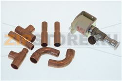 SERVICE VALVE SOL EVUL6 230V 1/2INX1/2IN 