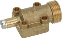 FLANGIA WITH PRESSURE FITTING ø 12/10 mm