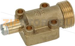 FLANGIA WITH PRESSURE FITTING ø 12/10 mm 
