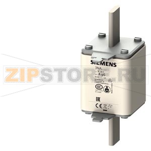 ПЛАВКАЯ ВСТАВКА НИЗКОВОЛЬТНАЯ GL/GG С НЕИЗОЛИРОВАННЫМИ ВЫСТУПАМИ ДЛЯ МОНТ./ДЕМОНТ. ТИПОРАЗМЕР 3, Iном.=300A, Uном.=500В Siemens 3NA3350 