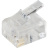 разъём RJ12 UTP для кабеля категории 3, конфигурация контактов: 6P4C - разъём RJ12 UTP для кабеля категории 3, конфигурация контактов: 6P4C