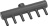 MULTIPLE FITTING 6 END-HOSE FITTING