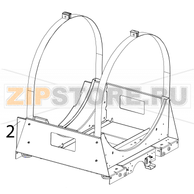 Front counterweigh Fagor LA-25 TP2 E Front counterweigh Fagor LA-25 TP2 EЗапчасть на деталировке под номером: 2Название запчасти Fagor на английском языке: Front counterweigh LA-25 TP2 E.
