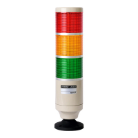Колонна сигнальная, светодиодная, пластиковая, Ø: 86 мм Autonics MP8G-F300-RYG