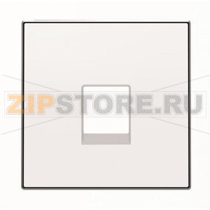 Накладка для телекоммуникационных розеток, альпийский белый ABB 2CLA851700A1101 