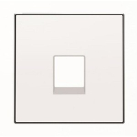 Накладка для телекоммуникационных розеток, альпийский белый ABB 2CLA851700A1101