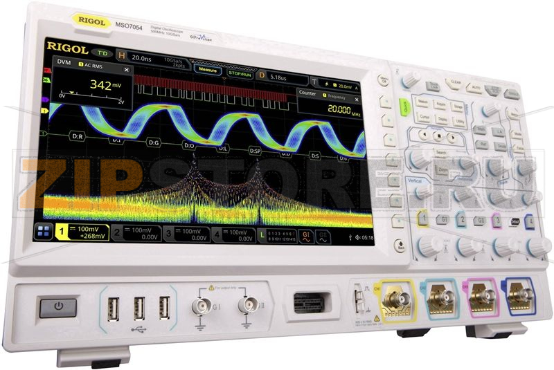 Осциллограф цифровой 500 МГц, 10 Гвыб/с, 500 MP Rigol MSO7054 
